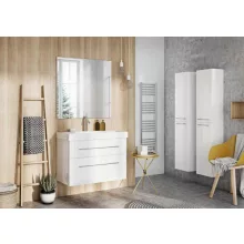 Arezzo design Sote fali tükör 90x80 cm, króm AR-165803