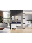Arezzo design kerek tükör 80, fehér AR-166831
