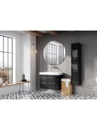 Arezzo design kerek tükör 80, fehér AR-166831