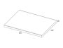 Arezzo design mosdópult 60x46 cm, fehér AR-166890