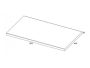 Arezzo design mosdópult 80x46 cm, fehér AR-166892
