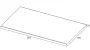 Arezzo design mosdópult 80x46 cm, fehér AR-166892