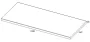Arezzo design mosdópult 100x46 cm, fehér AR-166894