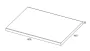 Arezzo design mosdópult 60x46 cm, természetes tölgy AR-166897