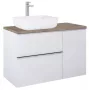 Arezzo design Monterey oldalszekrény 40x63,5 cm, 1 ajtóval, magasfényű fehér AR-166995