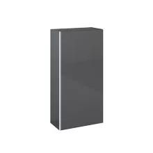   Arezzo design Monterey felsőszekrény 40x21,6x80 cm, 1 ajtóval, magasfényű antracit AR-166999