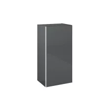   Arezzo design Monterey felsőszekrény 40x80 cm, 1 ajtóval, magasfényű antracit AR-167013