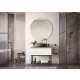Arezzo design Monterey 60 alsószekrény szifonkivágással, 1 fiókkal, magasfényű fehér AR-167075