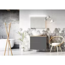   Arezzo design Monterey 60 alsószekrény, 2 fiókkal, antracit AR-167078