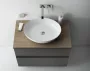 Arezzo design Monterey 60 alsószekrény, 2 fiókkal, antracit AR-167078