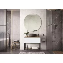  Arezzo design Monterey 80 alsószekrény szifonkivágással, 1 fiókkal, magasfényű fehér AR-167079