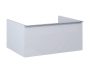Arezzo design Monterey alsószekrény 1 fiókkal 60x45 cm, szifonkivágás nélkül, magasfényű fehér AR-167087