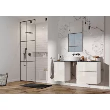   Arezzo design Monterey 60 alsószekrény szifonkivágás nélkül, 2 fiókkal, fényes fehér AR-167089