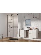 Arezzo design Monterey 60 alsószekrény szifonkivágás nélkül, 2 fiókkal, fényes fehér AR-167089