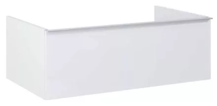 Arezzo design Monterey 80 alsószekrény szifonkivágás nélkül, 1 fiókkal, magasfényű fehér AR-167091