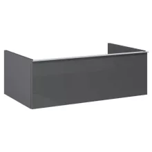   Arezzo design Monterey 80 alsószekrény szifonkivágás nélkül, 1 fiókkal, fényes antracit AR-167092