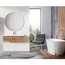   Arezzo design Monterey 80 alsószekrény szifonkivágással, 1 fiókkal, canela tölgy AR-167251