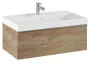 Arezzo design Monterey 80 alsószekrény szifonkivágással, 1 fiókkal, canela tölgy AR-167251