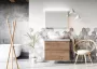 Arezzo design Monterey alsószekrény 2 fiókkal 60 cm, tölgy AR-167253