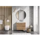 Arezzo design Monterey 80 alsószekrény szifonkivágással, 2 fiókkal, canela tölgy AR-167254