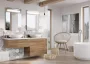 Arezzo design Monterey 80 alsószekrény szifonkivágással, 2 fiókkal, canela tölgy AR-167254