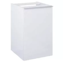  Arezzo design Monterey oldalszekrény szennyeskosárral 40 cm, magasfényű fehér AR-167309