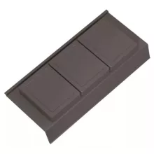   Arezzo design 4 elemből álló műanyag fiókrendező 14x32 cm, matt antracit AR-167348