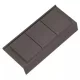 Arezzo design 4 elemből álló műanyag fiókrendező 14x32 cm, matt antracit AR-167348
