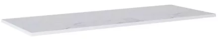 Arezzo design Calacatta matt fehér márvány mosdópult 49,4x140 (90+50) cm AR-167437