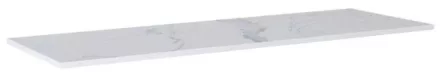 Arezzo design Calacatta márvány 190x49,4 cm mosdópult,  matt fehér AR-167475