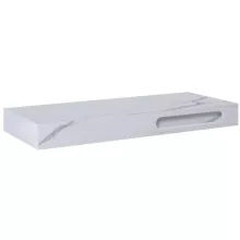   Arezzo design Calcatta matt fehér konzolos márvány mosdópult 46x120 cm AR-167487