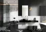 Arezzo design MARQUINA matt fekete márvány konzolos mosdópult 120x46 cm AR-167489