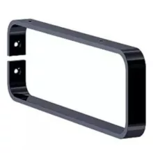  Arezzo design Monterey konzol 43x15 cm, matt fekete AR-167492