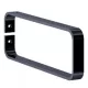 Arezzo design Monterey konzol 43x15 cm, matt fekete AR-167492
