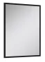 Arezzo design keretes tükör 80x60 cm, fekete AR-167581