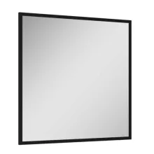 Arezzo design keretes tükör 80x80 cm, fekete AR-167582