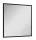 Arezzo design keretes tükör 80x80 cm, fekete AR-167582
