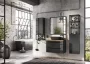 Arezzo design fordítható tükör keretben 100x80 cm, fekete AR-167583