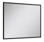 Arezzo design fordítható tükör keretben 100x80 cm, fekete AR-167583