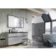 Arezzo design fordítható tükör keretben 120x80 cm, fekete AR-167584