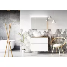   Arezzo design Monterey alsószekrény 2 fiókkal 60 cm, matt fehér AR-167592