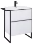 Arezzo design Monterey alsószekrény 2 fiókkal 60 cm, matt fehér AR-167592