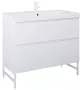Arezzo design Monterey 100 alsószekrény 2 fiókkal és szifonkivágással, matt fehér AR-167598