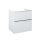 Arezzo design Monterey 60 alsószekrény szifonkivágás nélkül, 2 fiókkal, matt fehér AR-167602