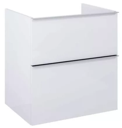Arezzo design Monterey 60 alsószekrény szifonkivágás nélkül, 2 fiókkal, matt fehér AR-167602