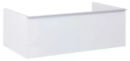 Arezzo design Monterey 80 alsószekrény szifonkivágás nélkül, 1 fiókkal, matt fehér AR-167604