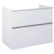   Arezzo design Monterey 80 alsószekrény szifonkivágás nélkül, 2 fiókkal, matt fehér AR-167606