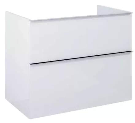 Arezzo design Monterey 80 alsószekrény szifonkivágás nélkül, 2 fiókkal, matt fehér AR-167606
