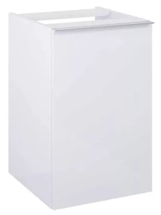 Arezzo design Monterey oldalszekrény szennyeskosárral 40 cm, matt fehér AR-167608