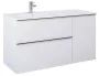 Arezzo design Monterey oldalszekrény szennyeskosárral 40 cm, matt fehér AR-167608